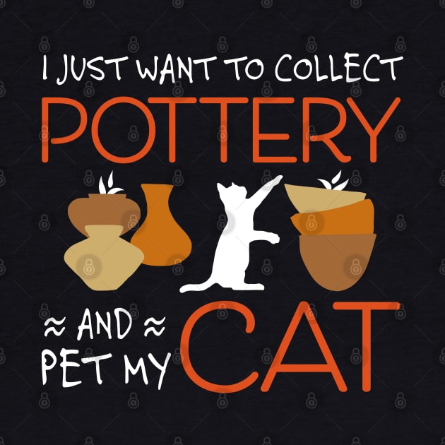 Pottery Collectors Who Love Cats by Pine Hill Goods